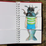 CCC book pages mixed, beetle, boy and fish